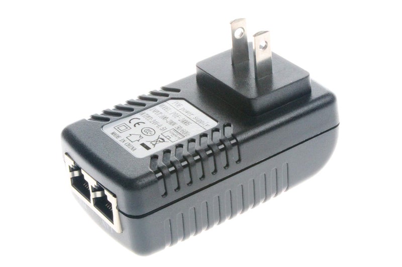 NOYITO 24V 0.5A PoE Injector Power Supply Adapter with Wall Plug IEEE 802.3af Compliant 10 100Mbps Suitable for IP Camera Voip Phones AP - Image 1